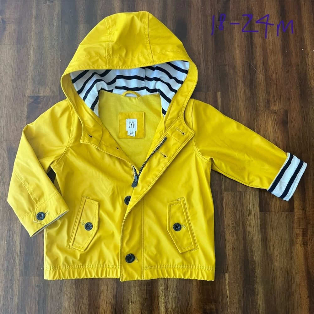 Baby Gap Yellow Raincoat 18-24 Months